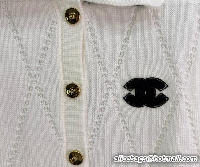Promotional Cheap Chanel Wool Cardigan CH020658 White 2026