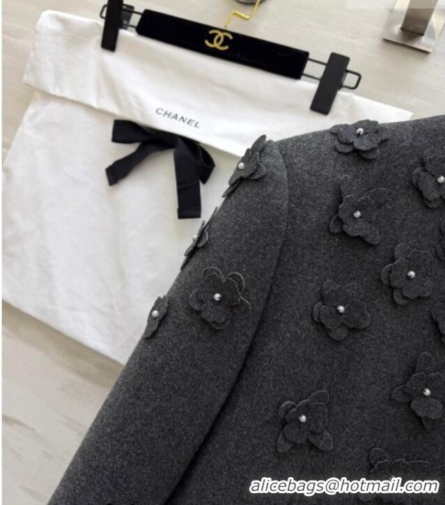 Grade Quality Chanel Jacket and Skirt Set CH020656 Grey 2026