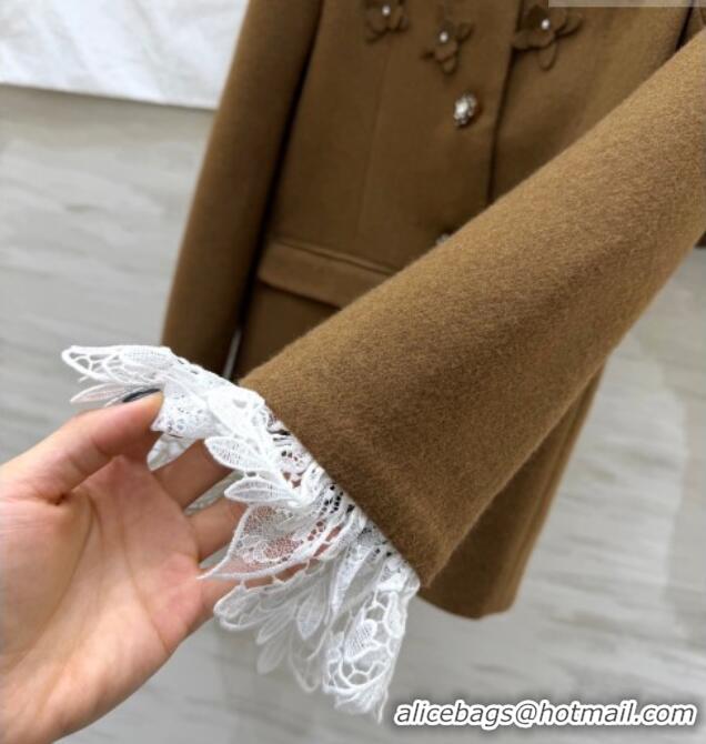 Buy Discount Chanel Jacket and Skirt Set CH020656 Brown 2026