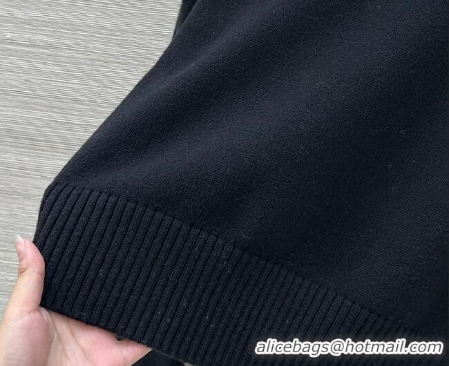 ​Well Crafted Dior Wool Sweater with Bow DR020656 Black 2026