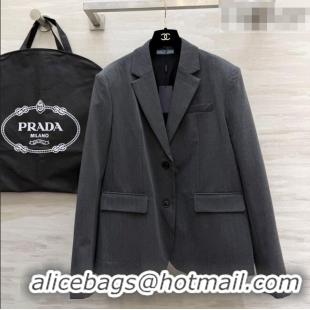 Famous Brand Prada Jacket PR020656 Grey 2026