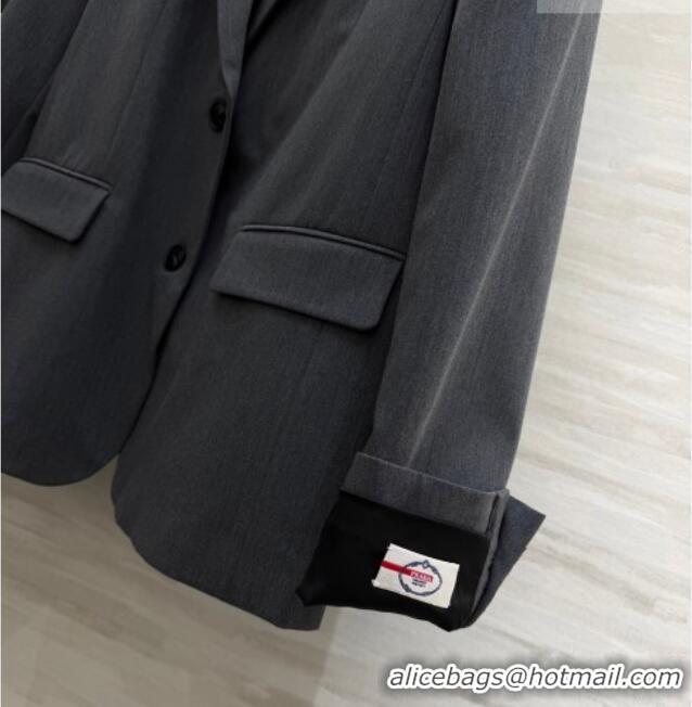 Famous Brand Prada Jacket PR020656 Grey 2026