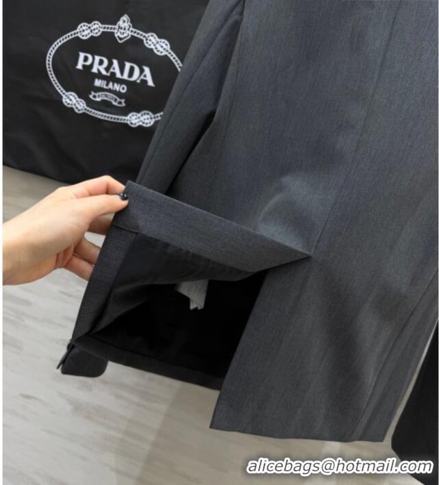 Famous Brand Prada Jacket PR020656 Grey 2026