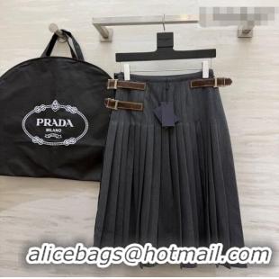 Top Quality Prada Skirt PR020656 Grey 2026