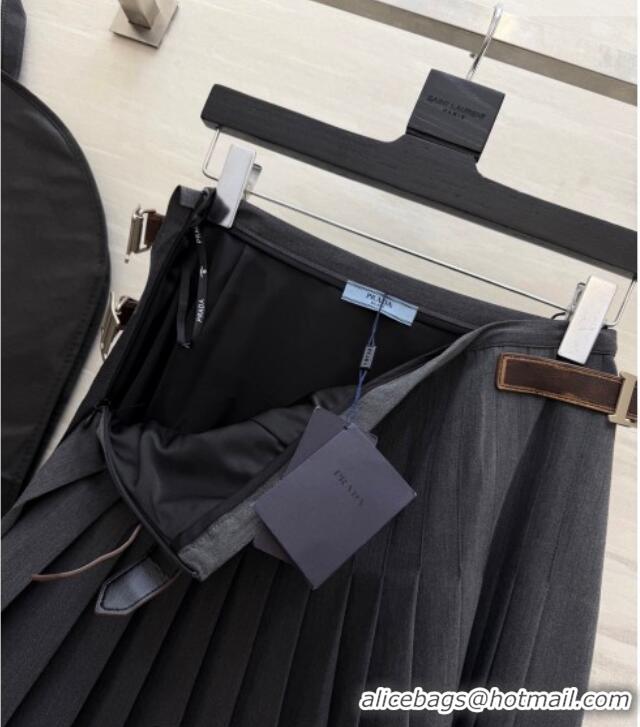 Top Quality Prada Skirt PR020656 Grey 2026