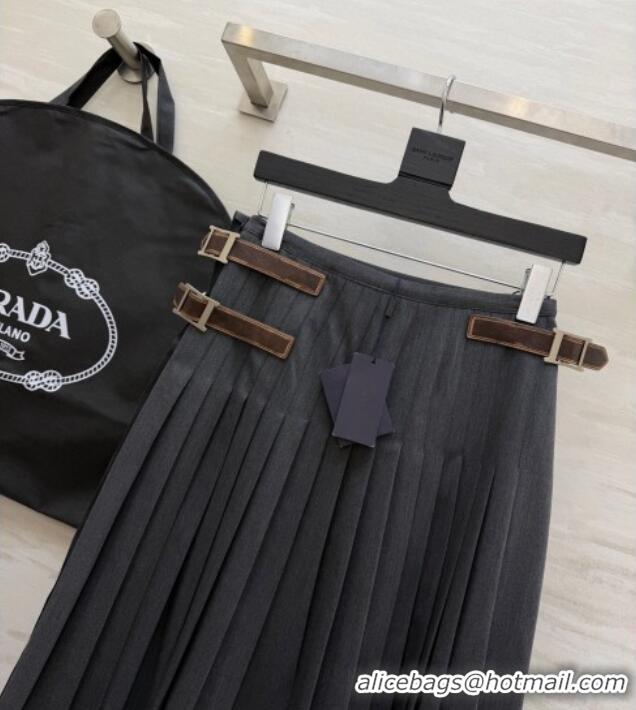 Top Quality Prada Skirt PR020656 Grey 2026
