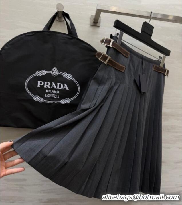 Top Quality Prada Skirt PR020656 Grey 2026