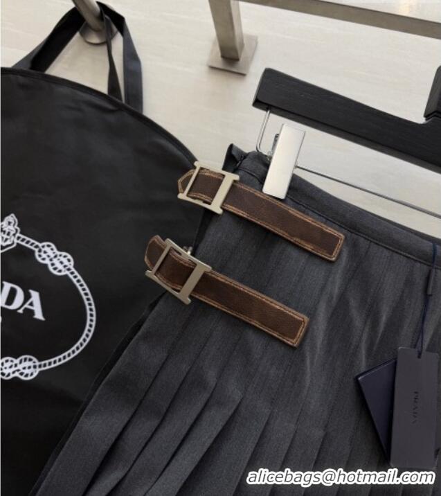 Top Quality Prada Skirt PR020656 Grey 2026