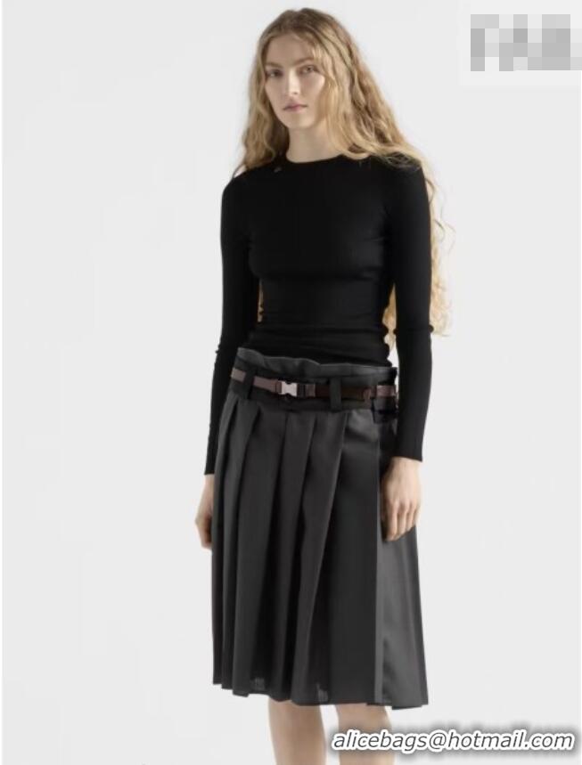 Traditional Discount Prada Sweater PR020670 Black 2026