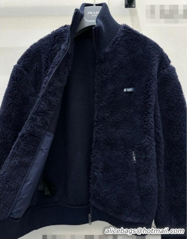 Best Price Prada Jacket PR020677 Blue 2026