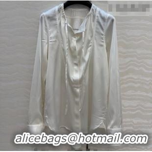 Luxury Discount Loewe Shirt LW020656 White 2026