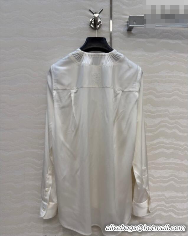 Luxury Discount Loewe Shirt LW020656 White 2026
