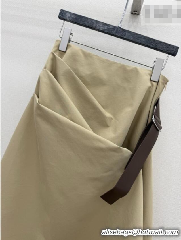 ​Buy Fashionable Loewe Skirt L030303 Khaki 2026