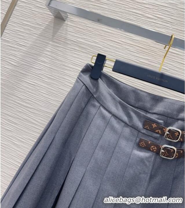 Famous Brand Louis Vuitton Skirt LV020601 Grey 2026