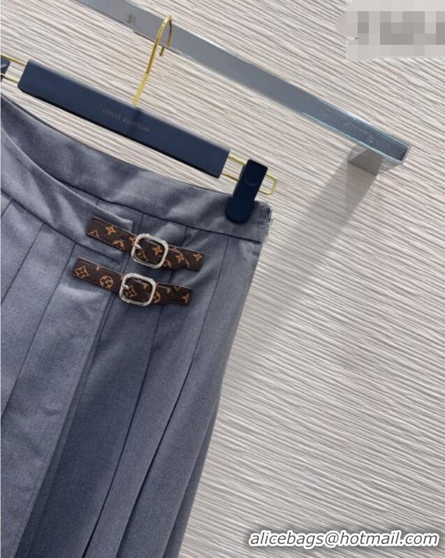 Famous Brand Louis Vuitton Skirt LV020601 Grey 2026