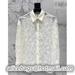 Good Taste Saint Laurent Lace Jacket 0206 White 2026