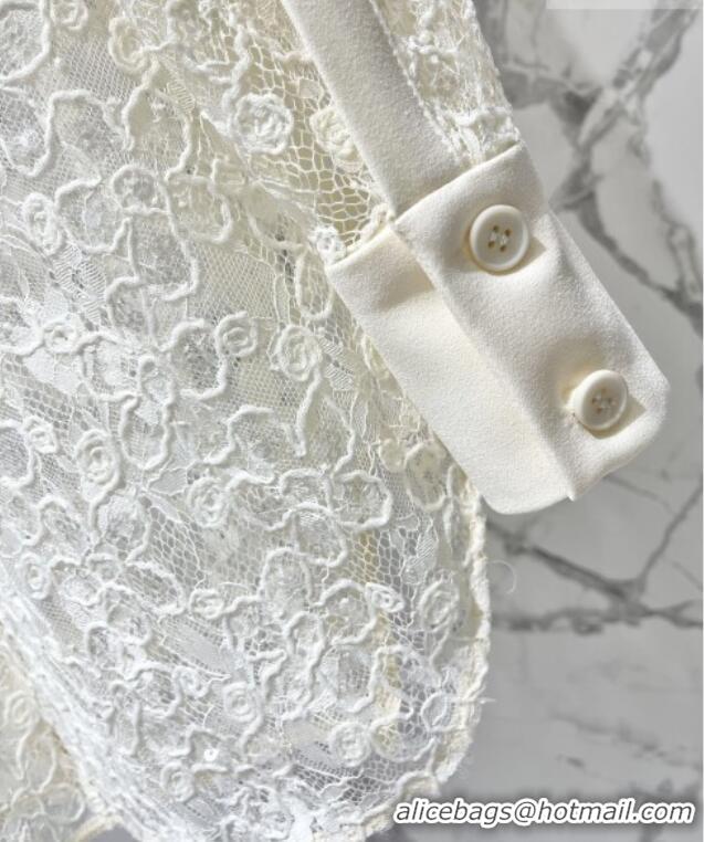 Good Taste Saint Laurent Lace Jacket 0206 White 2026