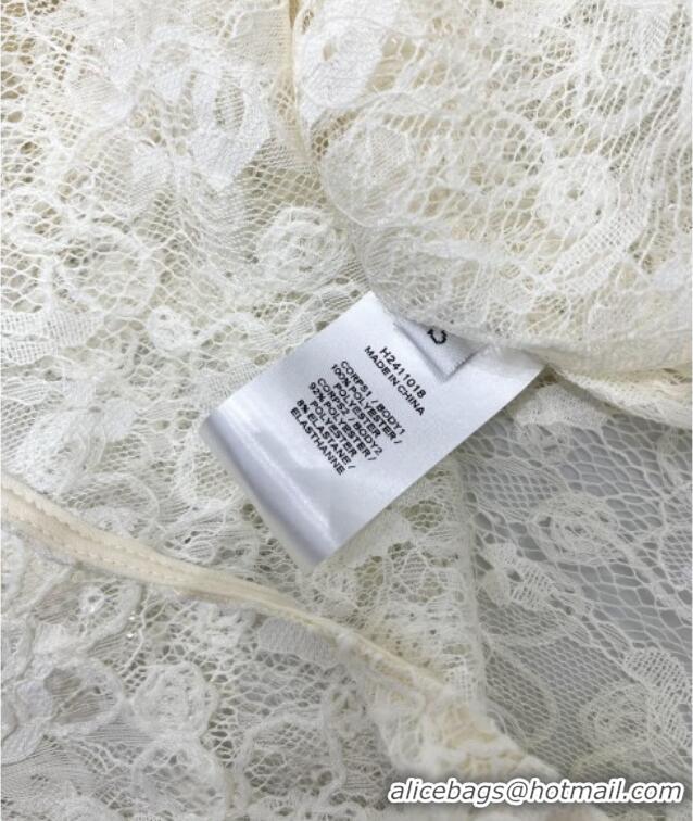 Good Taste Saint Laurent Lace Jacket 0206 White 2026