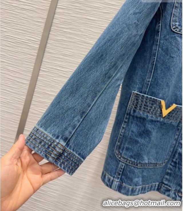 Top Grade Valentino Denim Jacket V030304 Blue 2026