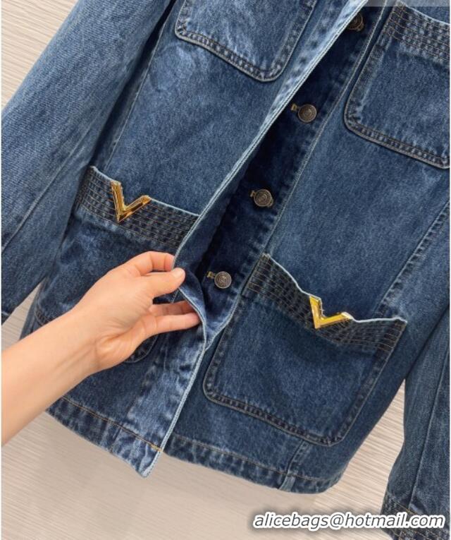 Top Grade Valentino Denim Jacket V030304 Blue 2026
