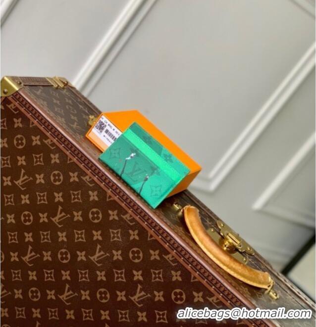 Super Quality Louis Vuitton Double Card Holder in Golf Green Colored Monogram Canvas M14863 2026