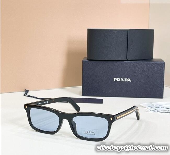 Top Grade Prada Sunglasses RD05S Black/Blue 2026
