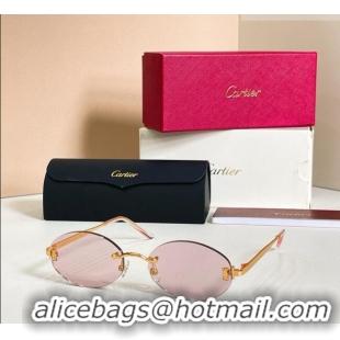 Buy Fashionable Cartier Sunglasses CT0592S Pink 2026