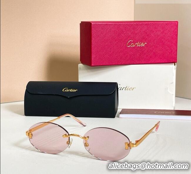 Buy Fashionable Cartier Sunglasses CT0592S Pink 2026