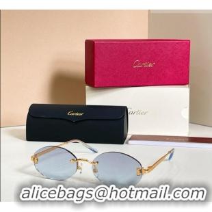 Good Quality Cartier Sunglasses CT0592S Blue 2026
