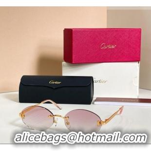 Best Product Cartier Sunglasses CT0592S Light Pink 2026