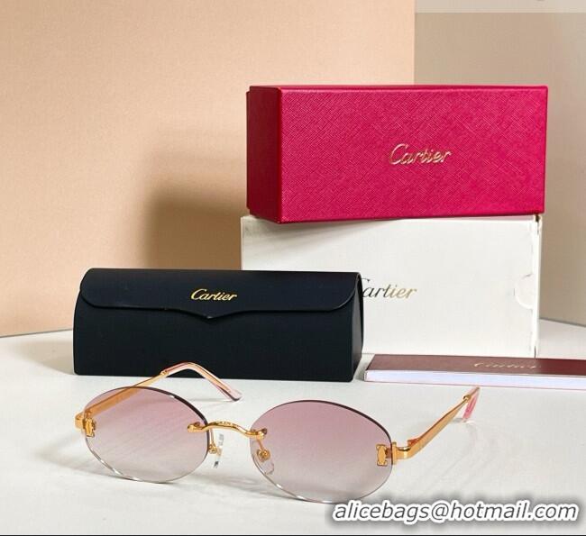 Best Product Cartier Sunglasses CT0592S Light Pink 2026