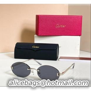 Luxury Discount Cartier Sunglasses CT0592S Black 2026