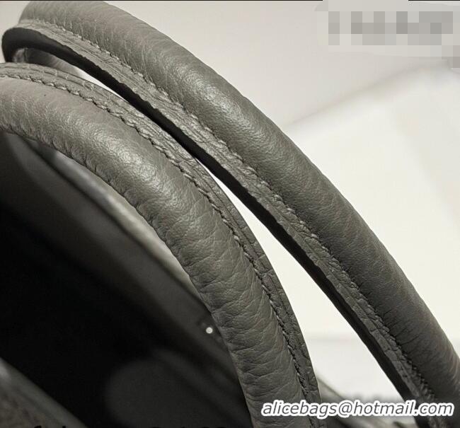 Discount Hermes Garden Party Bag 30cm in Grained Leather 31001 Cloud Grey 2026 (Half Handmade)