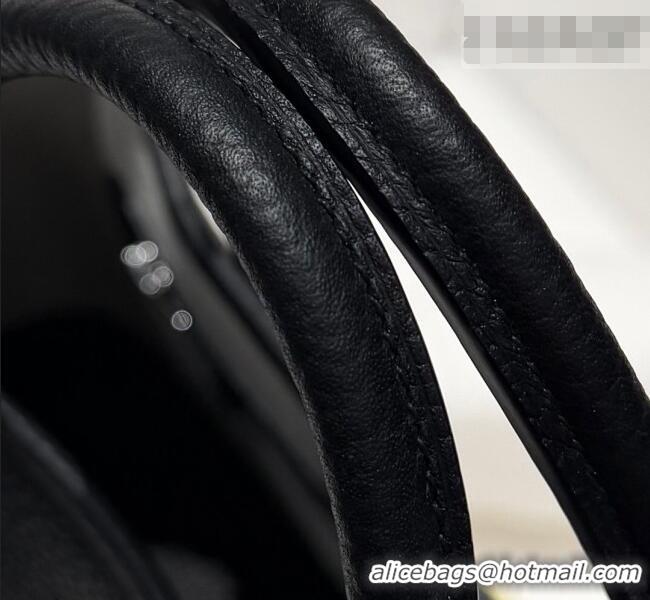 Top Quality Hermes Garden Party Bag 30cm in Grained Leather 31001 Black/Silver 2026 (Half Handmade)