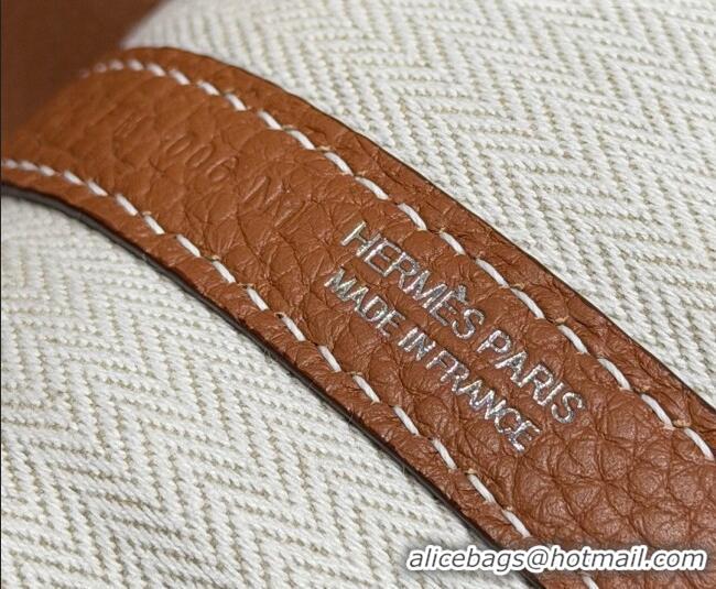 Super Quality Hermes Garden Party Bag 36cm in Grained Leather 31002 Golden Brown 2026 (Half Handmade)