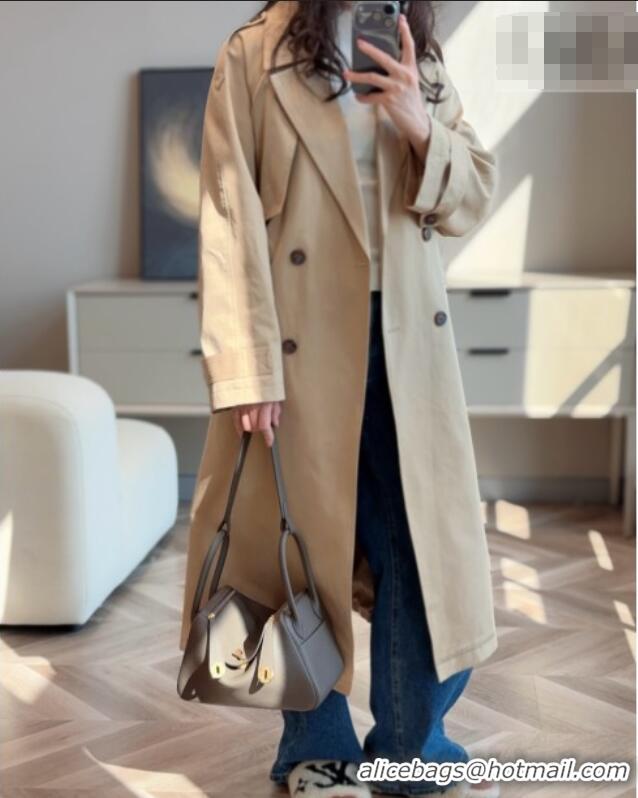 Top Quality Hermes Lindy Bag 26cm in Clemence Leather 31012 Tin Grey 2026 (Half Handmade)