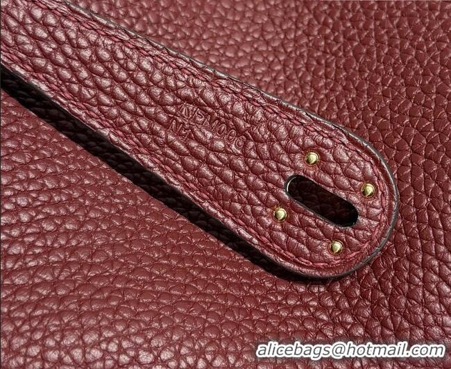 Trendy Design Hermes Lindy Bag 26cm in Clemence Leather 31012 Saddle Red 2026 (Half Handmade)