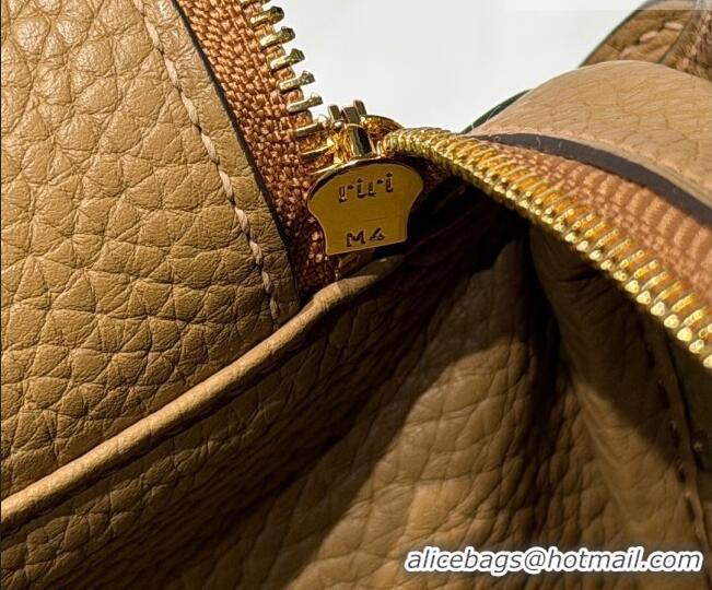 Luxury Discount Hermes Lindy Bag 26cm in Clemence Leather 31012 Biscuits Beige 2026 (Half Handmade)