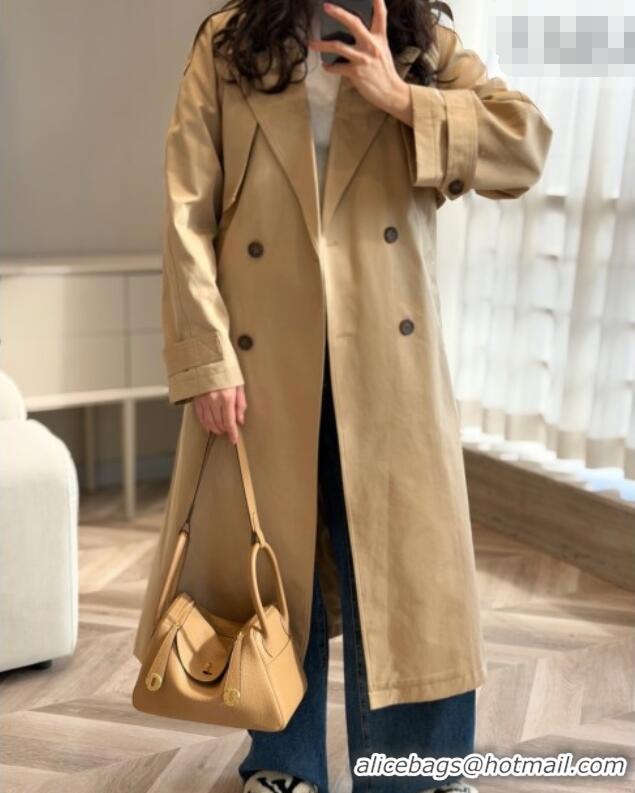 Luxury Discount Hermes Lindy Bag 26cm in Clemence Leather 31012 Biscuits Beige 2026 (Half Handmade)