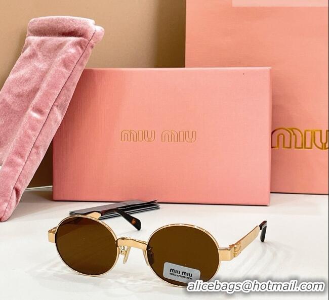 Top Grade Miu Miu Sunglasses SMUB51S Brown 2026