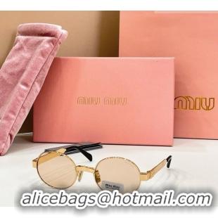 Shop Discount Miu Miu Sunglasses SMUB51S Beige 2026
