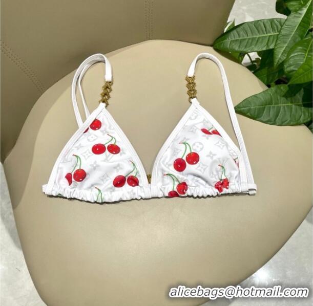 ​Promotional Louis Vuitton LV x TM Cerise Cherry Bikini Set 0721 White 2025
