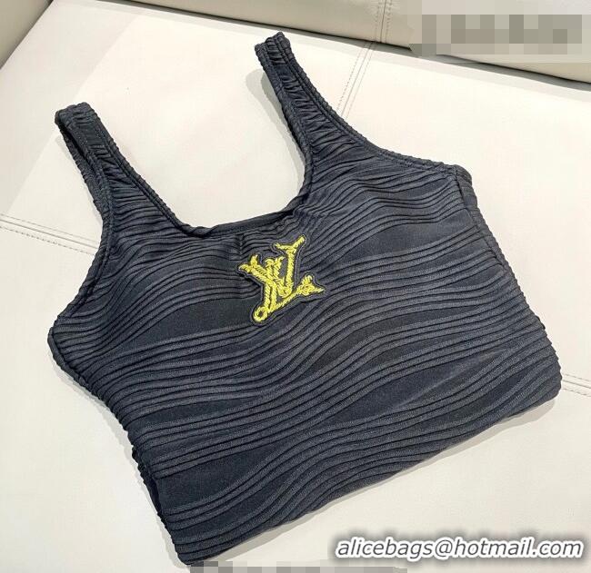 ​Hot Sell Cheap Louis Vuitton Epi Swimsuit 0723 Black 2025