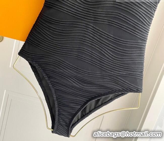 ​Hot Sell Cheap Louis Vuitton Epi Swimsuit 0723 Black 2025