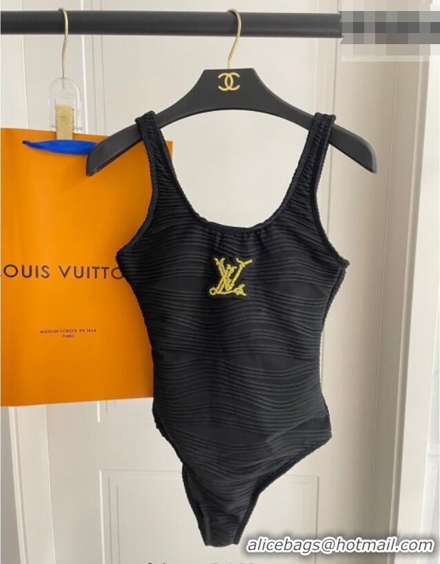 ​Hot Sell Cheap Louis Vuitton Epi Swimsuit 0723 Black 2025