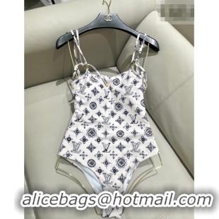 ​Big Discount Louis Vuitton Monogram Swimsuit 0723 White 2025