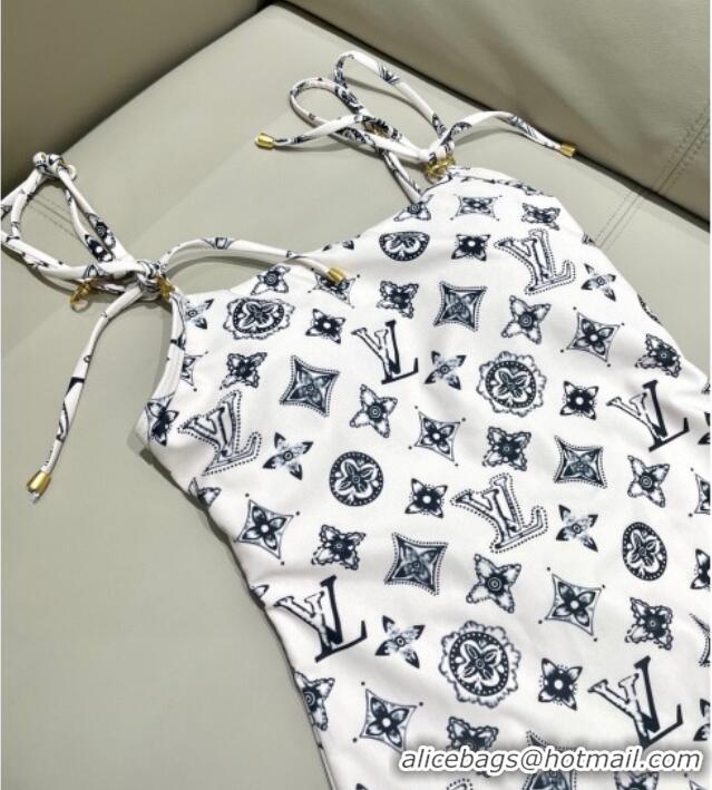 ​Big Discount Louis Vuitton Monogram Swimsuit 0723 White 2025