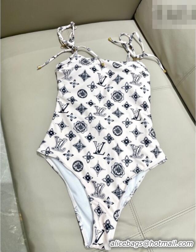 ​Big Discount Louis Vuitton Monogram Swimsuit 0723 White 2025