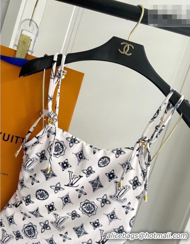 ​Big Discount Louis Vuitton Monogram Swimsuit 0723 White 2025