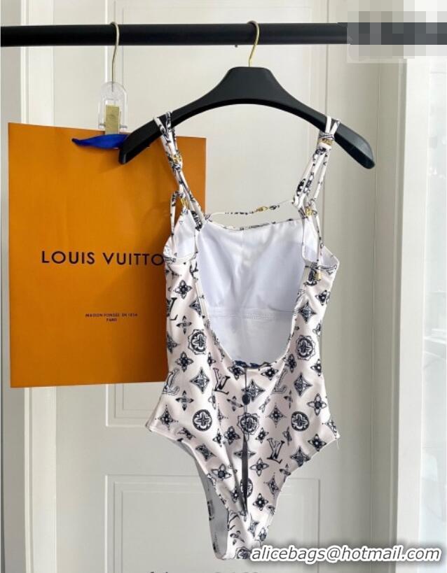 ​Big Discount Louis Vuitton Monogram Swimsuit 0723 White 2025